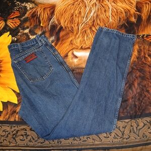 Twenty X Jeans Mens 36x36 Blue Denim Straight Leg Western Cowboy 100% Cotton